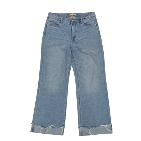 Jeans Wide Leg By Loft In Blue Denim, Size:8