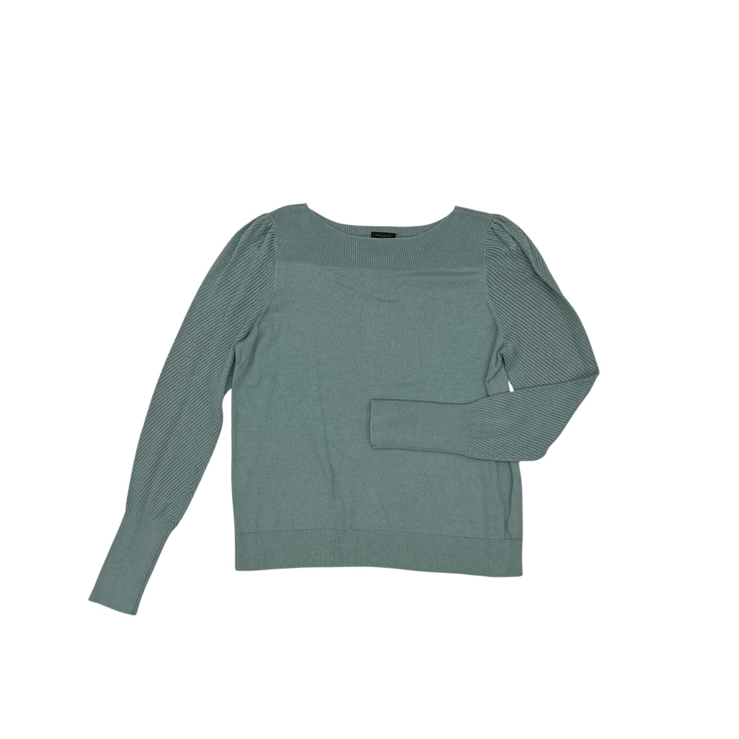Sweater By Ann Taylor In Green, Size:L