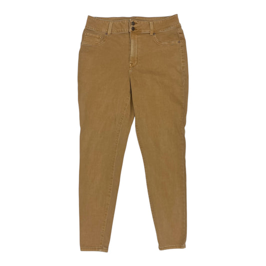 Jeans Skinny By Maurices In Brown Denim, Size:L