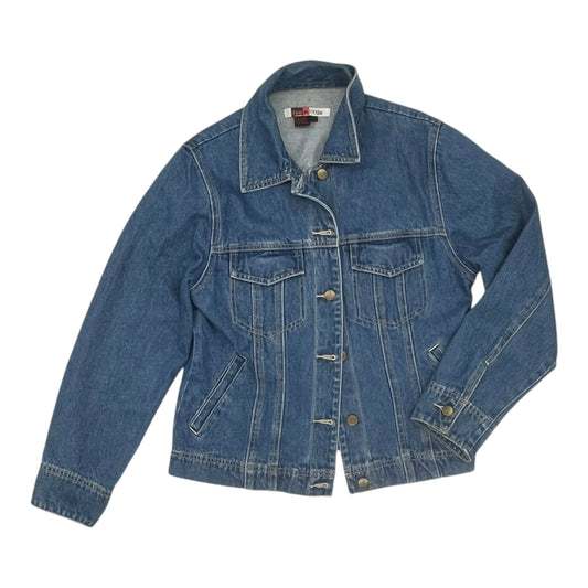 Jacket Denim By Live A Little In Blue Denim, Size:S