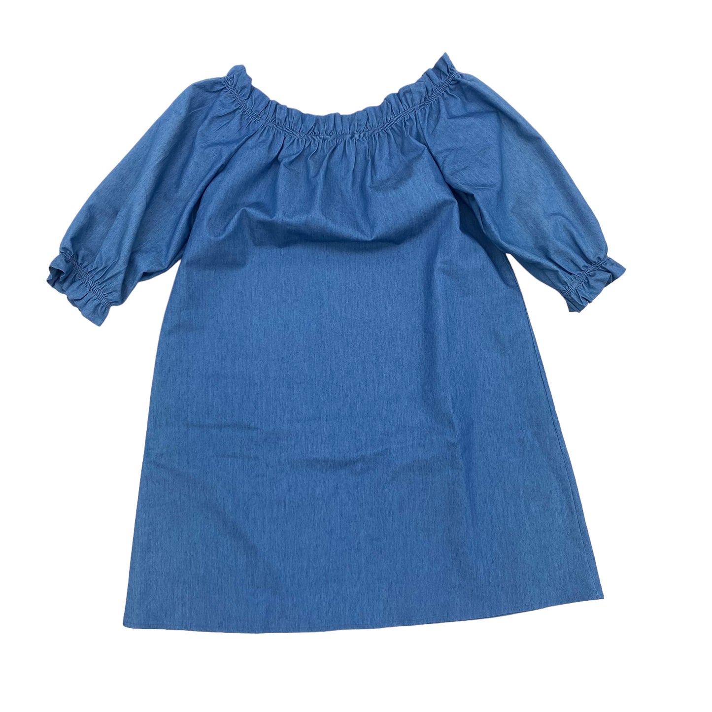 BLUE    CLOTHES MENTOR DRESS CASUAL SHORT, Size S