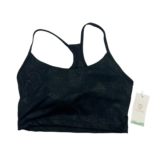 BLACK ATHLETIC BRA by BALANCE COLLECTION, SIZE L