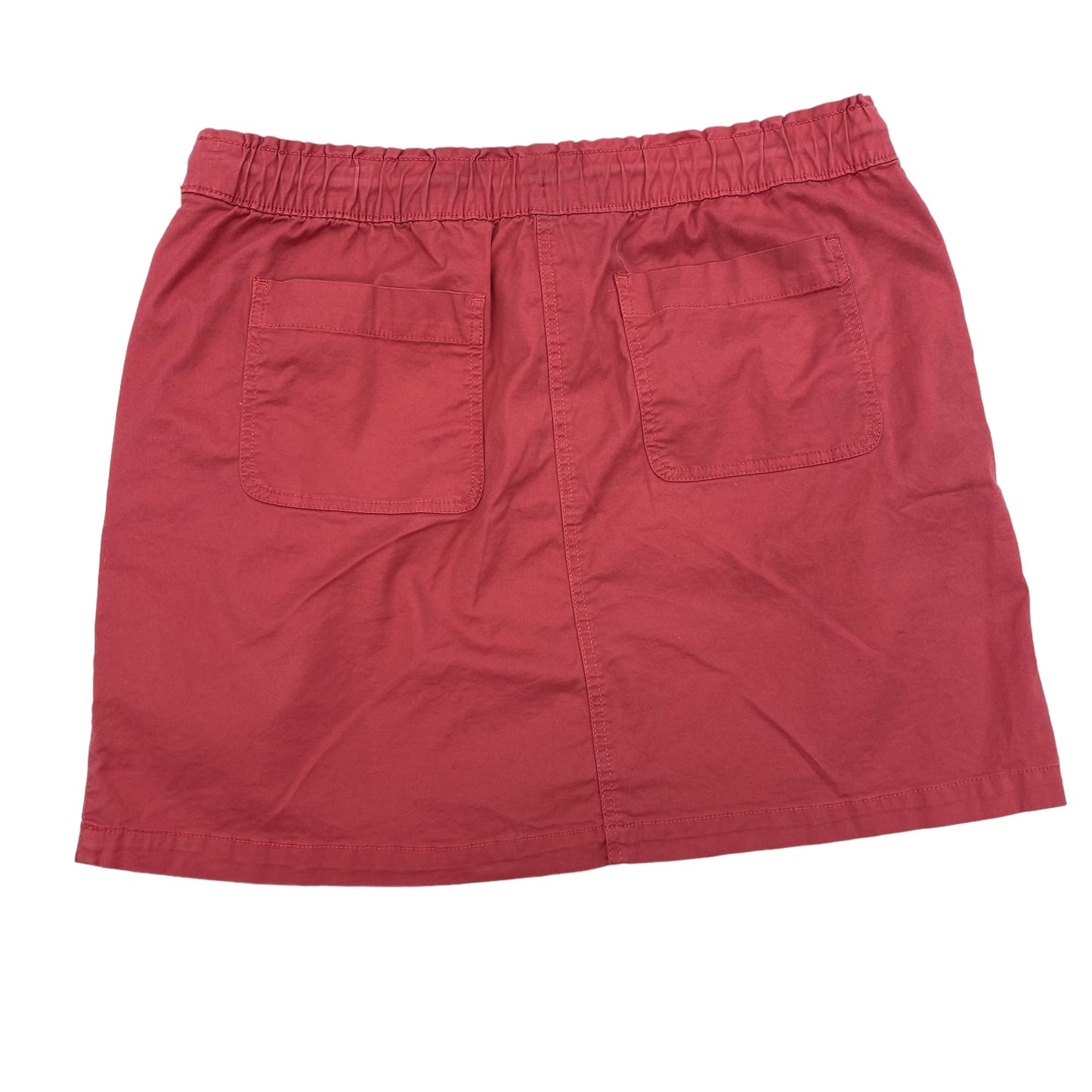 RED SKIRT MINI & SHORT by CROFT AND BARROW Size:XL