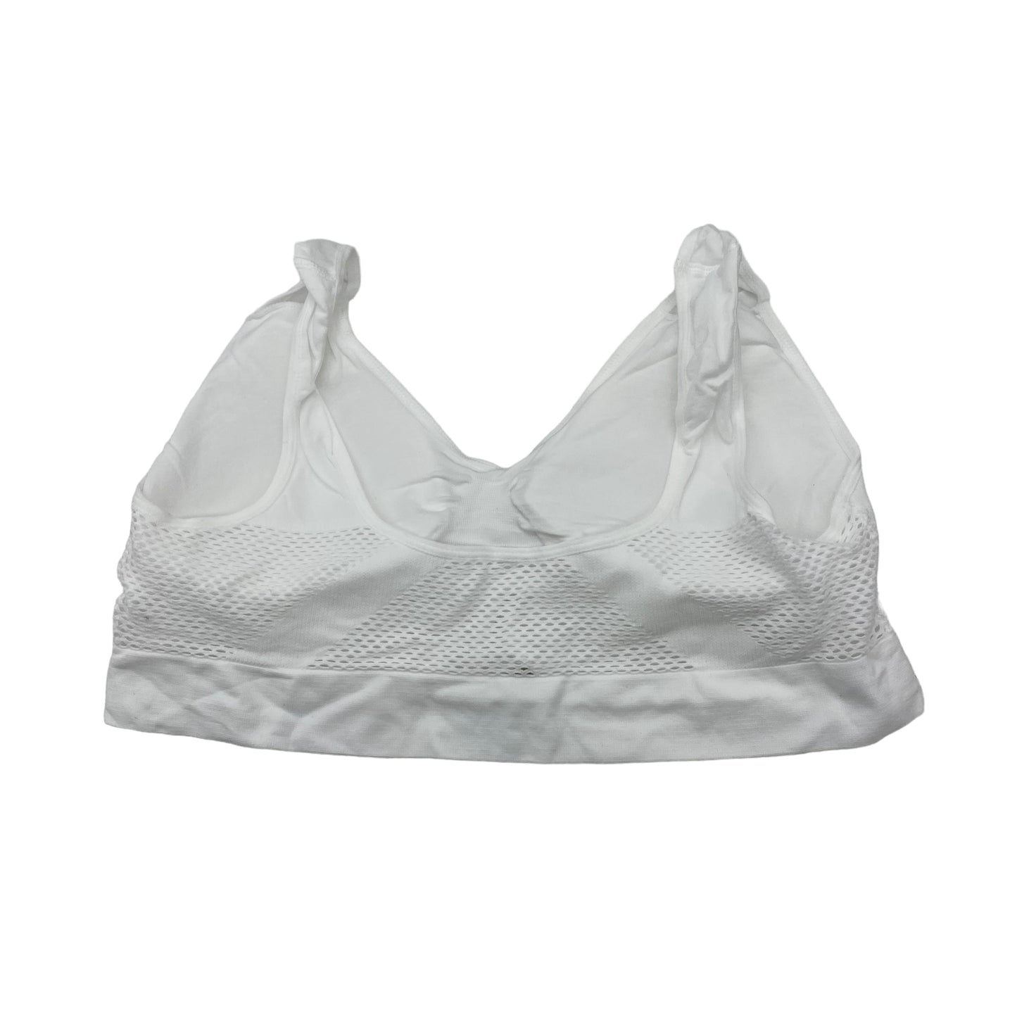 WHITE ATHLETIC BRA by CMF Size:4X