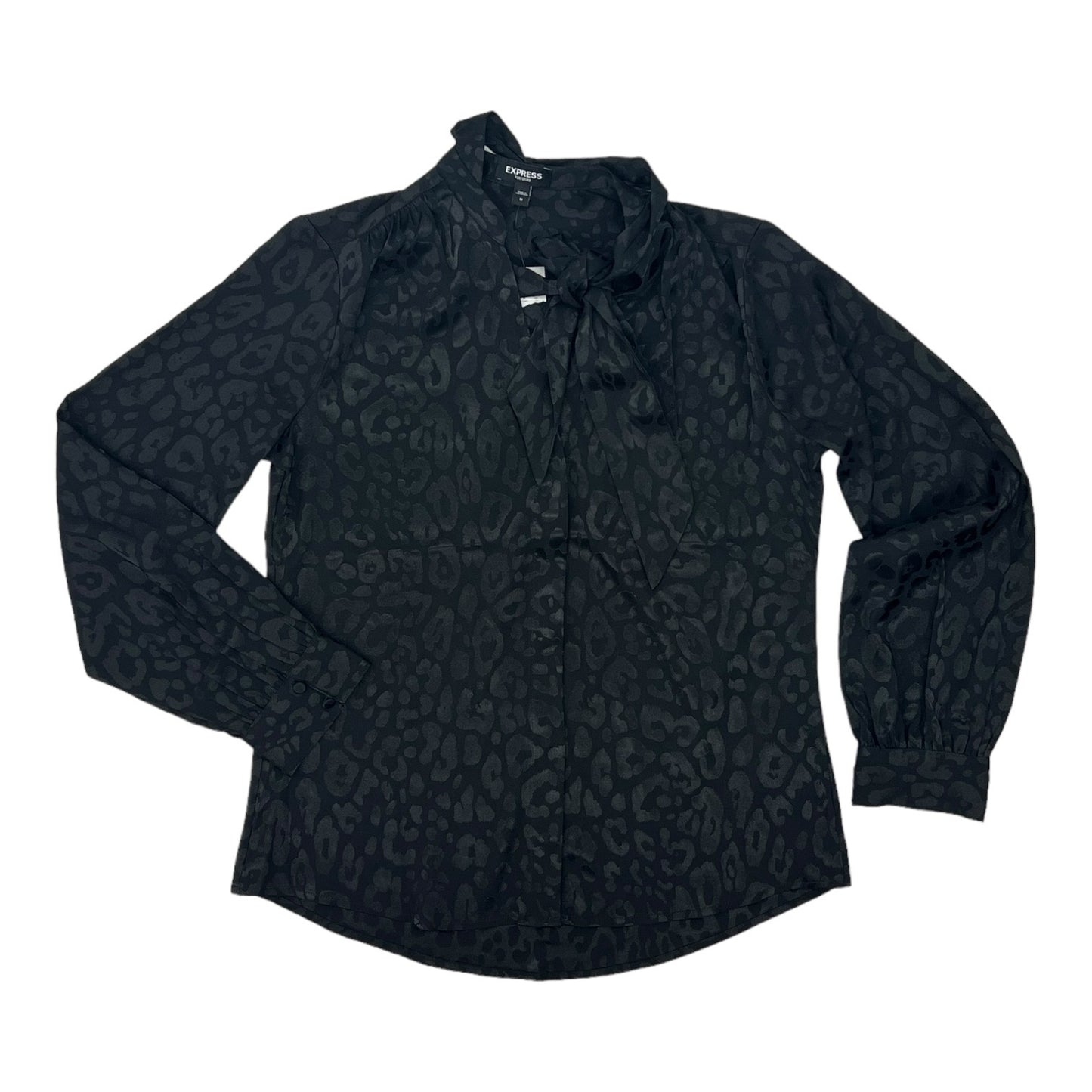 BLACK BLOUSE LS by EXPRESS Size:M