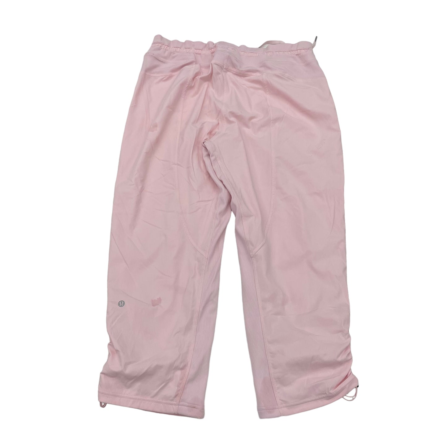 PINK LULULEMON ATHLETIC PANTS, Size L