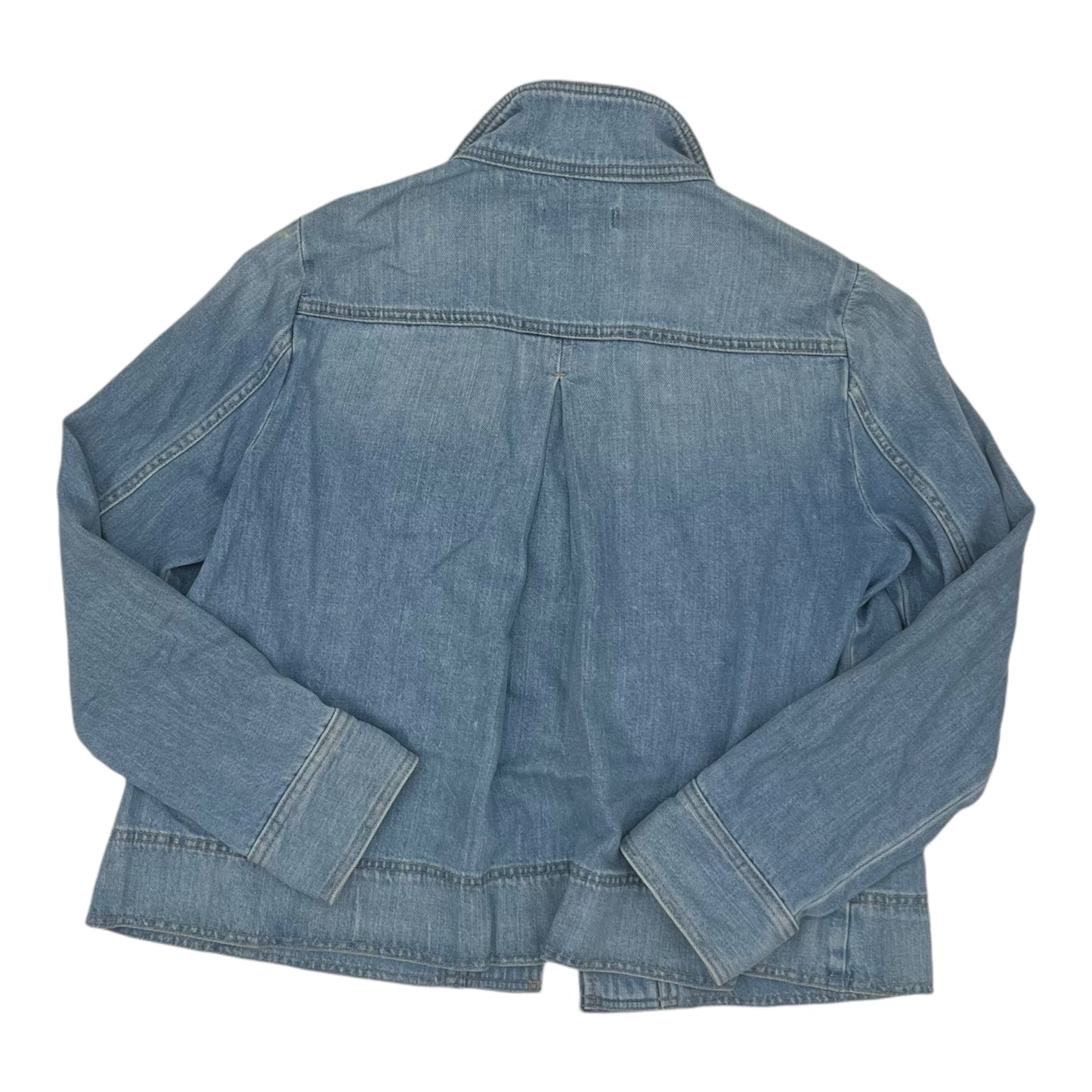 Jacket Denim By Loft In Blue Denim, Size:S