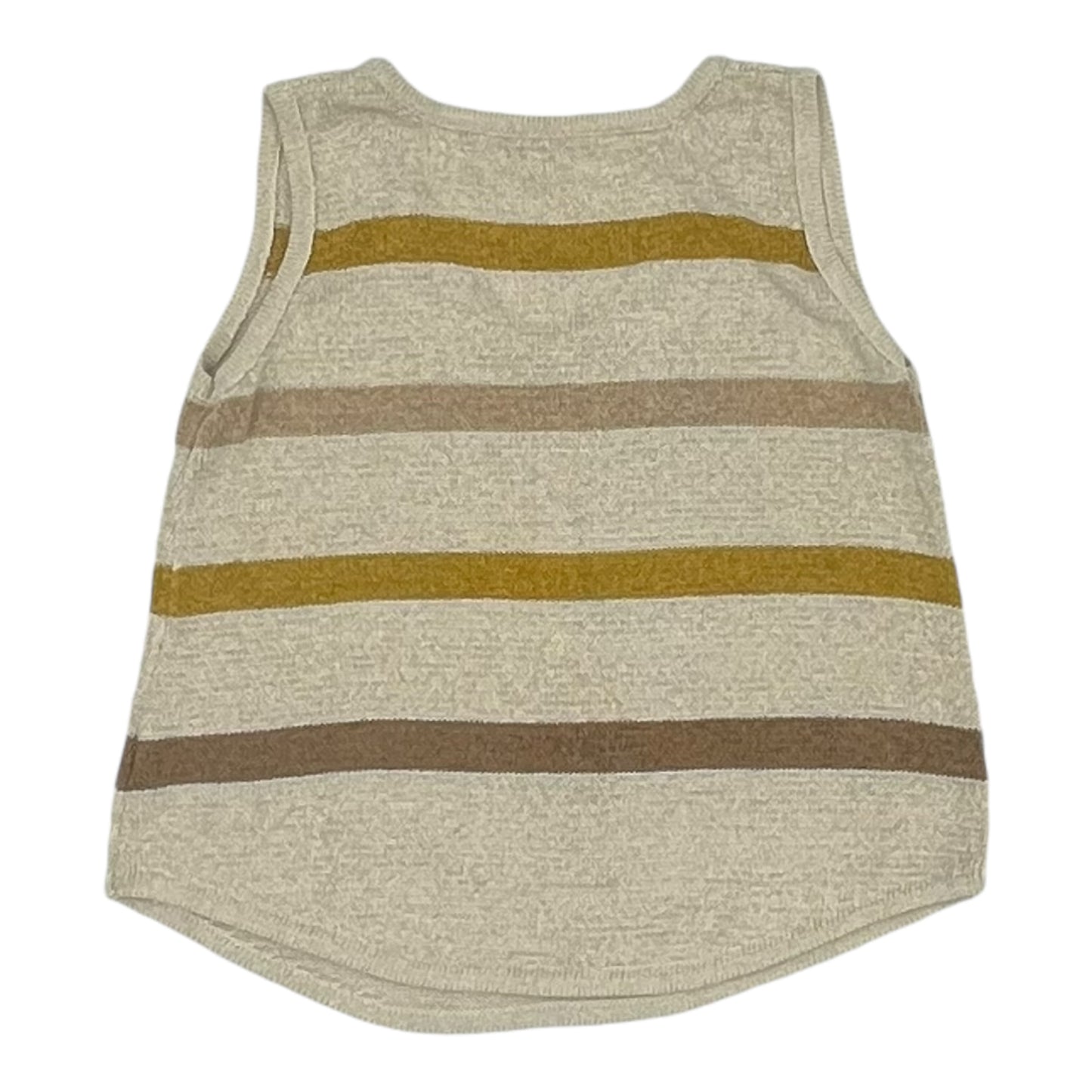 Vest Sweater By Clothes Mentor In Beige, Size:L