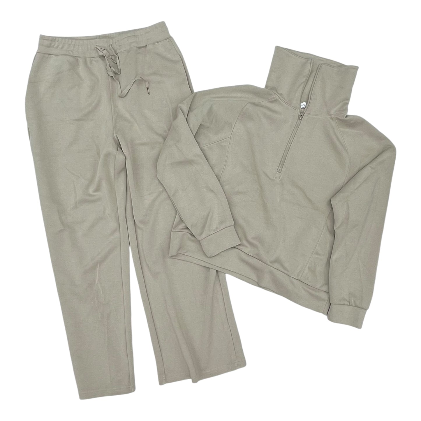 Lounge Set Pants By Clothes Mentor In Tan, Size:L