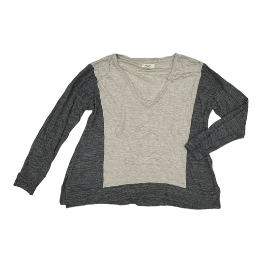 Top Ls By Madewell In Cream & Grey, Size:M