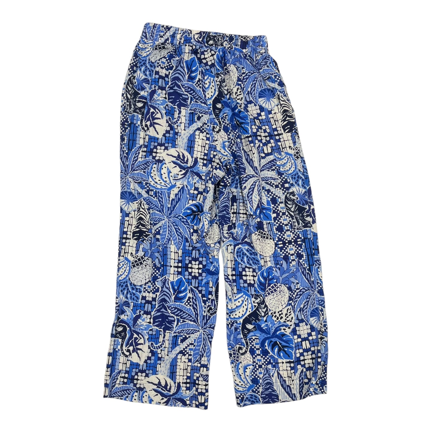 Pants Linen By Sunny Leigh In Blue, Size:S