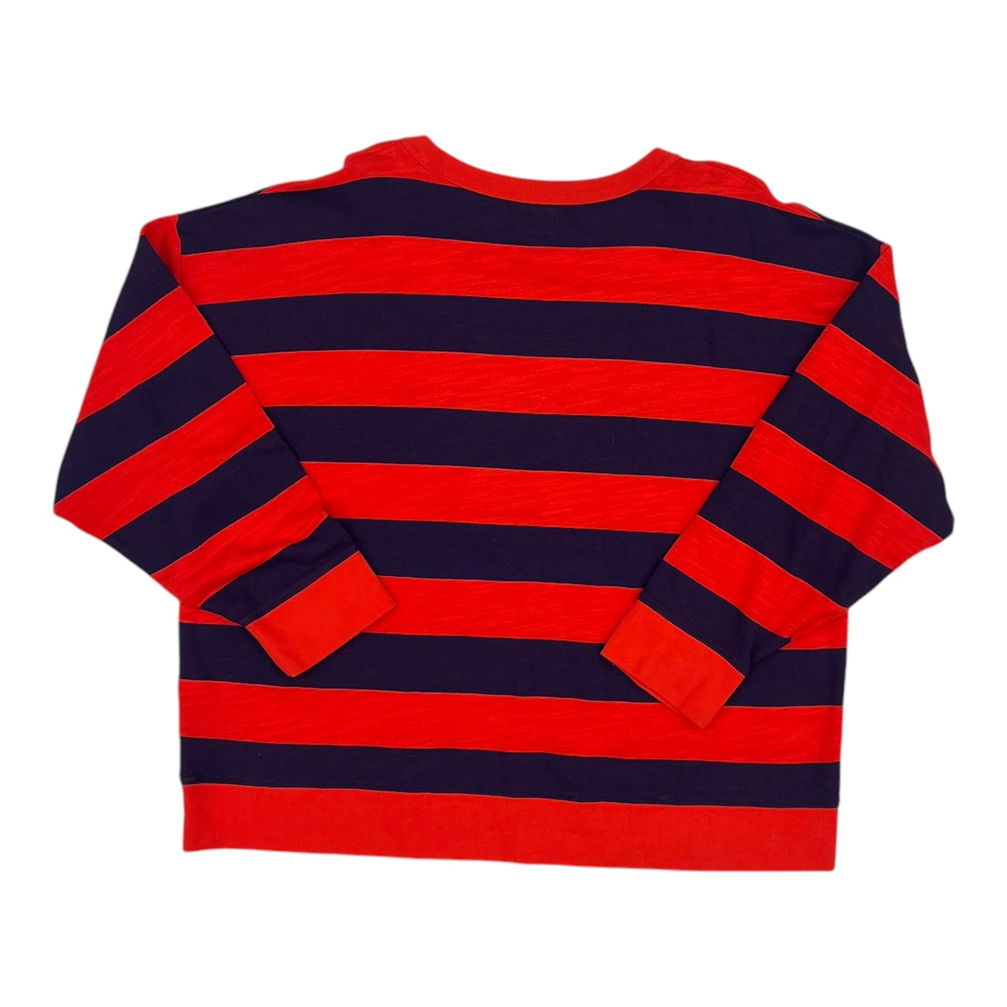 Top Ls By J. Crew In Purple & Red, Size:2X