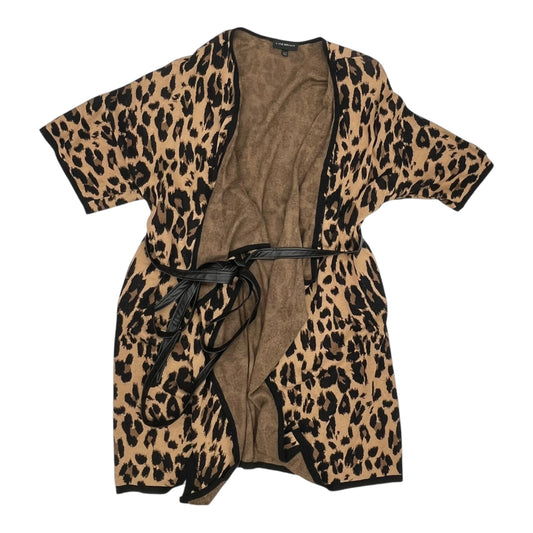 Sweater Cardigan By Lane Bryant In Animal Print, Size:Xl