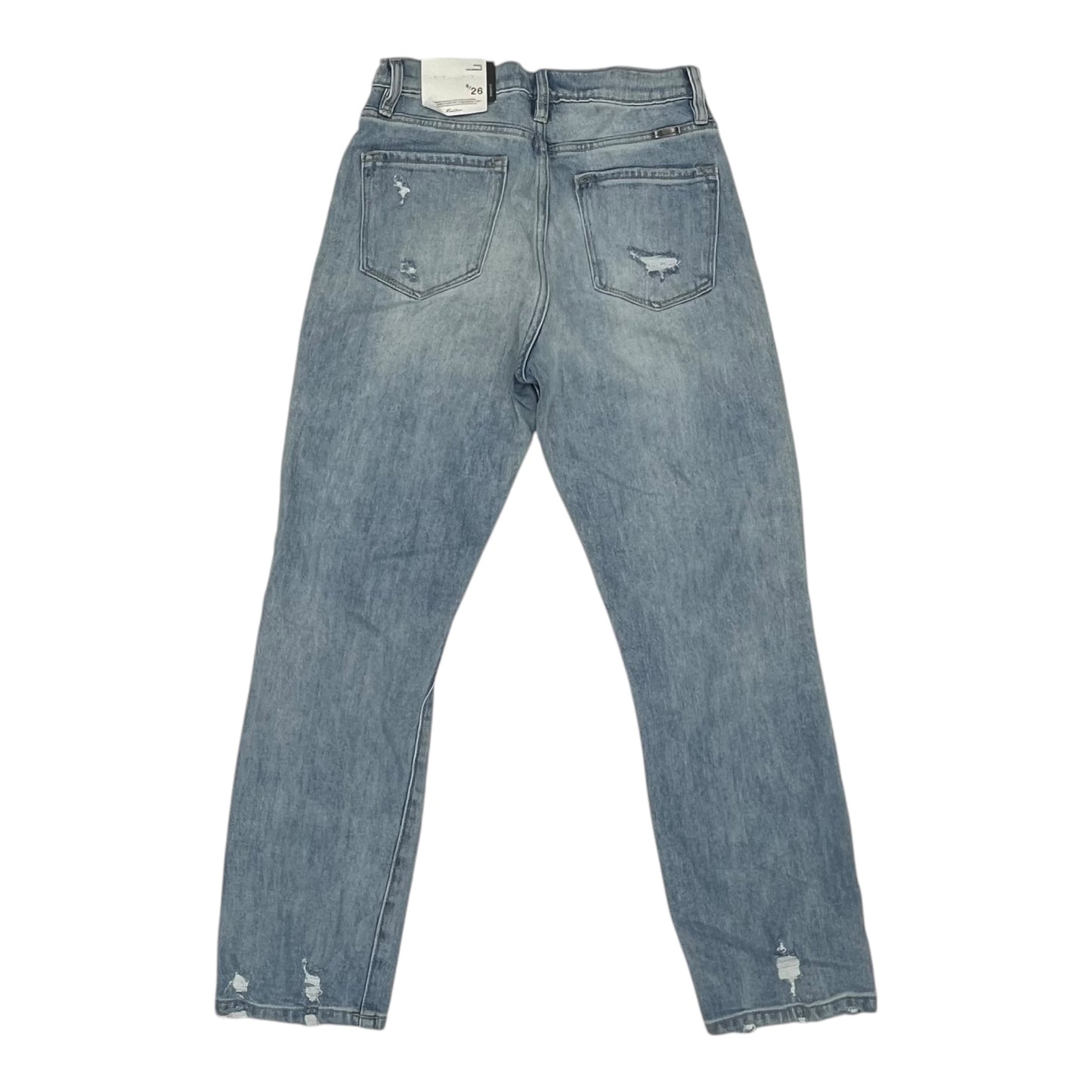 Jeans Straight By Kancan In Blue Denim, Size:2