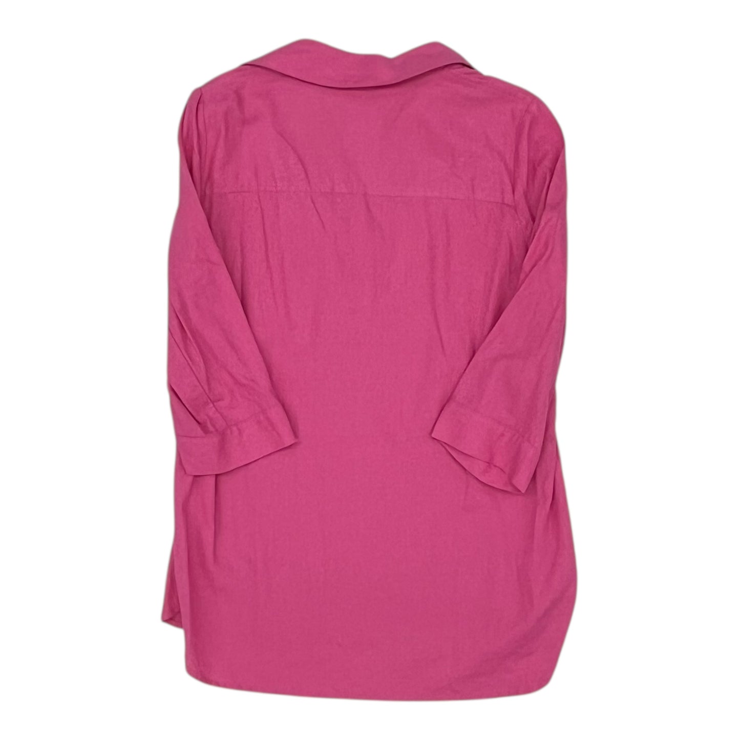Top 3/4 Sleeve By Anne Klein In Pink, Size:M