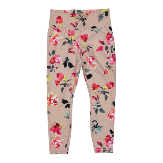 Athletic Leggings By Athleta In Pink, Size:M