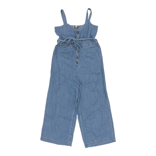 Jumpsuit By Loft In Blue Denim, Size:Xs