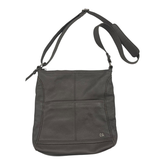 Crossbody Leather By The Sak In Grey, Size:Large