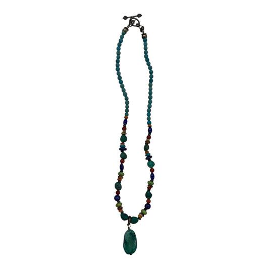 Necklace Charm By Clothes Mentor In Aqua