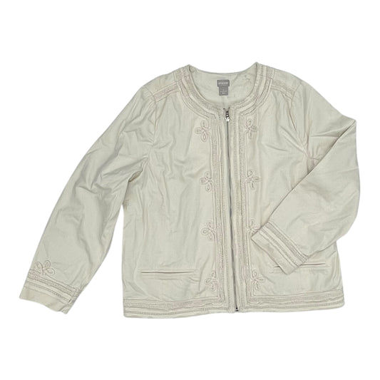 JACKET OTHER by CHICOS In CREAM, Size: XL