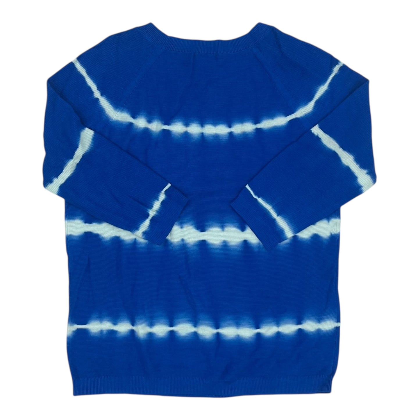 Sweater By Talbots In Blue & White, Size:Sp