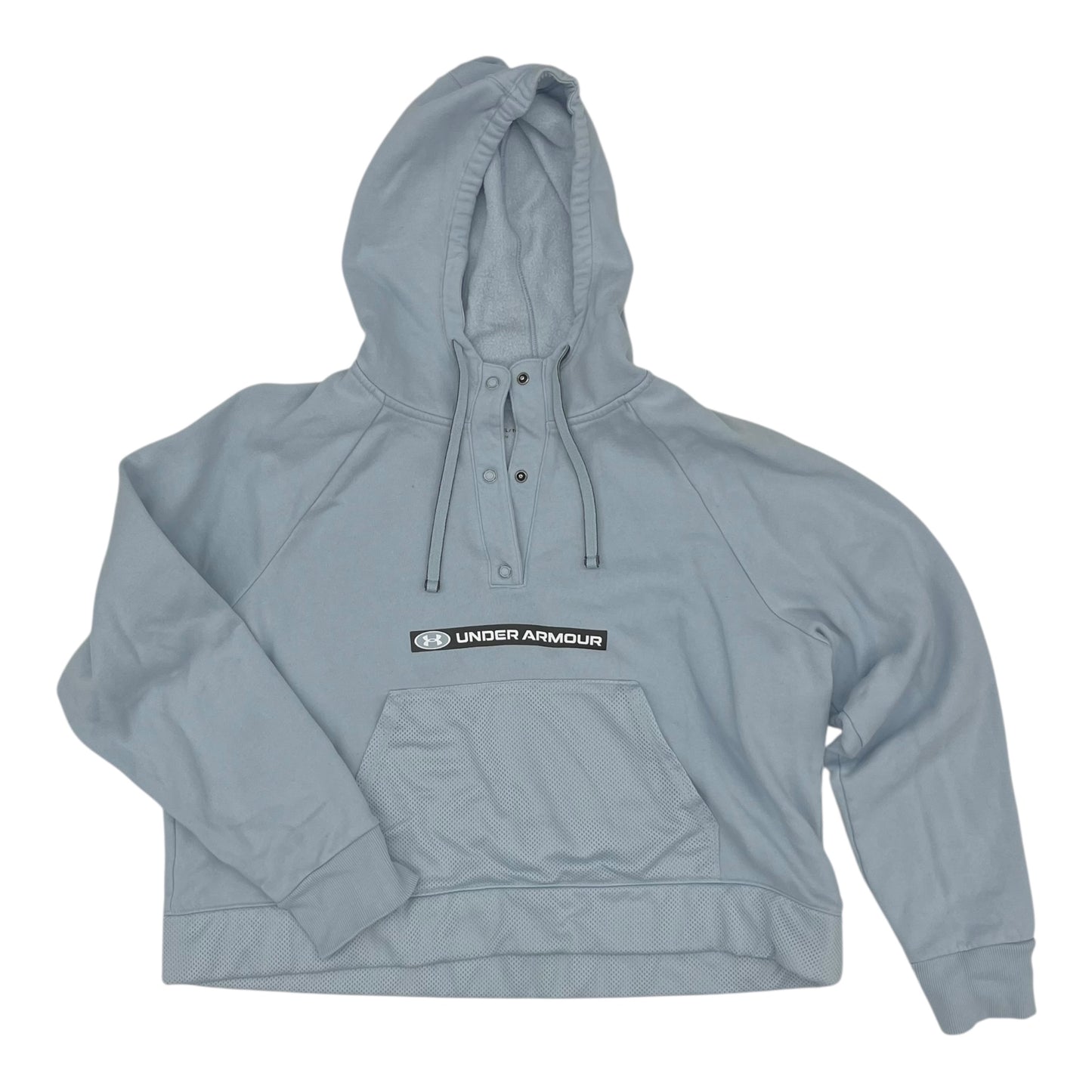 Athletic Sweatshirt Hoodie By Under Armour In Blue, Size:Xl