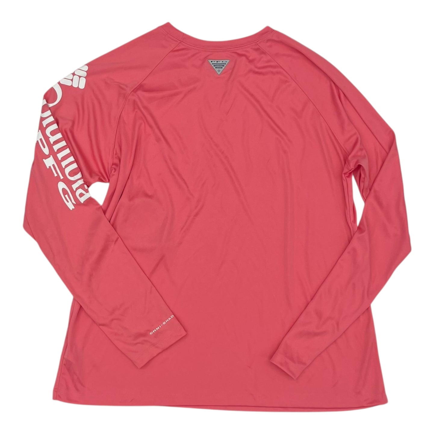 Athletic Top Ls Crewneck By Columbia In Pink, Size:Xl