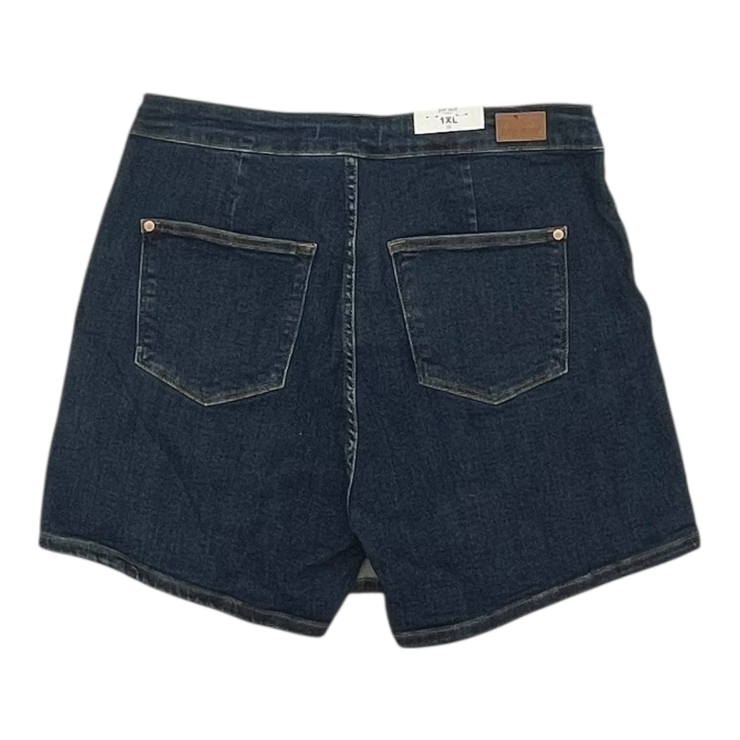 Skirt Mini & Short By Judy Blue In Blue Denim, Size:1X