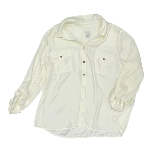 Blouse Ls By Chicos In Cream, Size:Xl