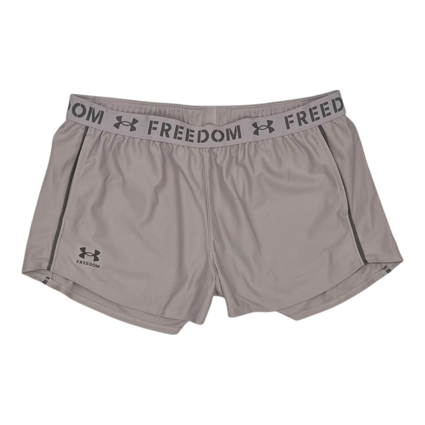 Athletic Shorts By Under Armour In Grey, Size:Xl
