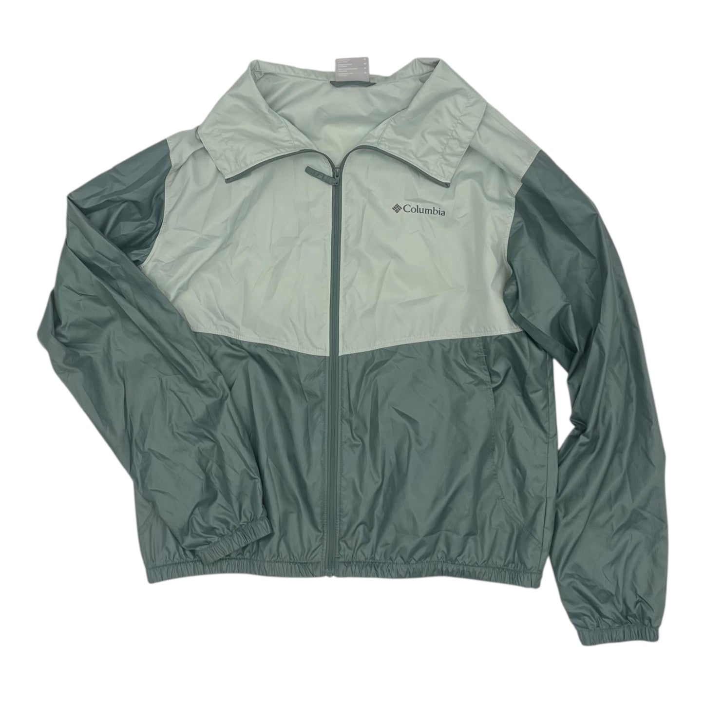 Athletic Jacket By Columbia In Green, Size:M