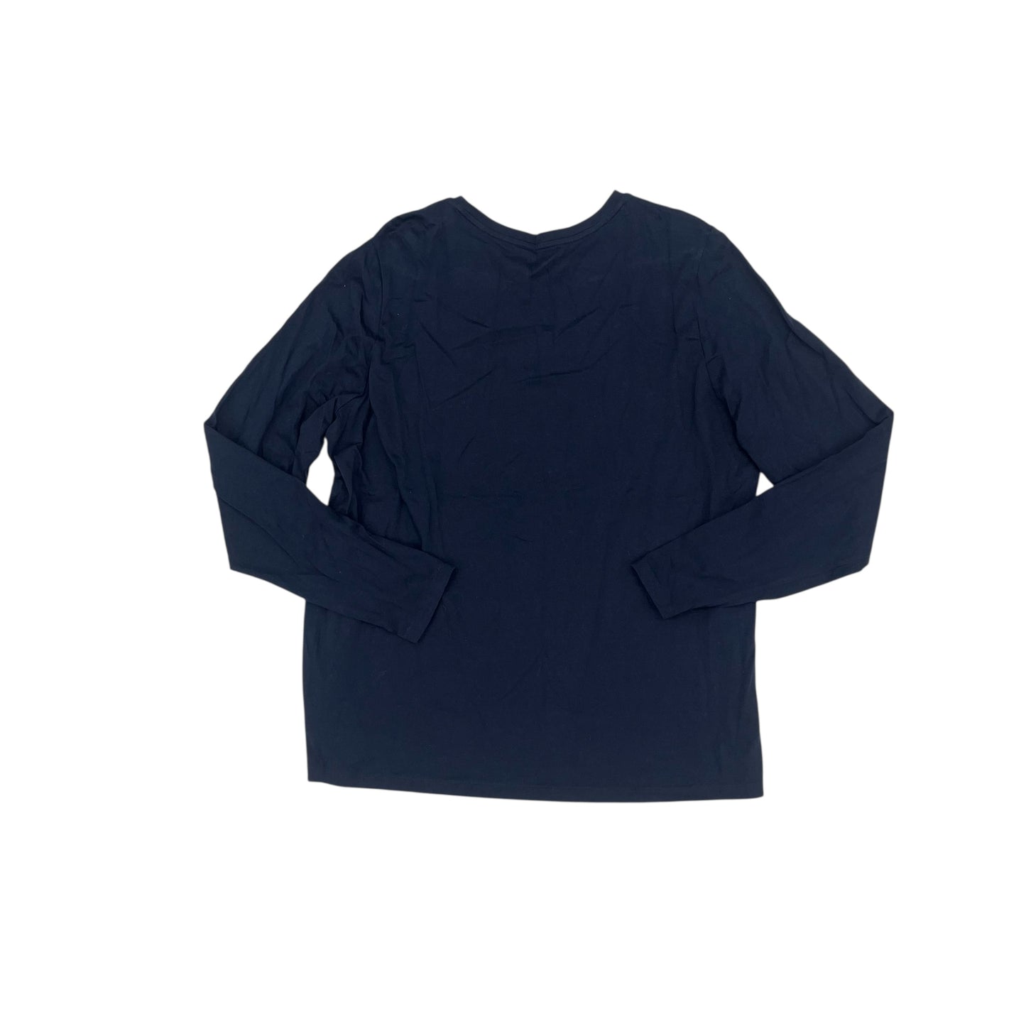 Top Ls By Lands End In Navy, Size:Xl