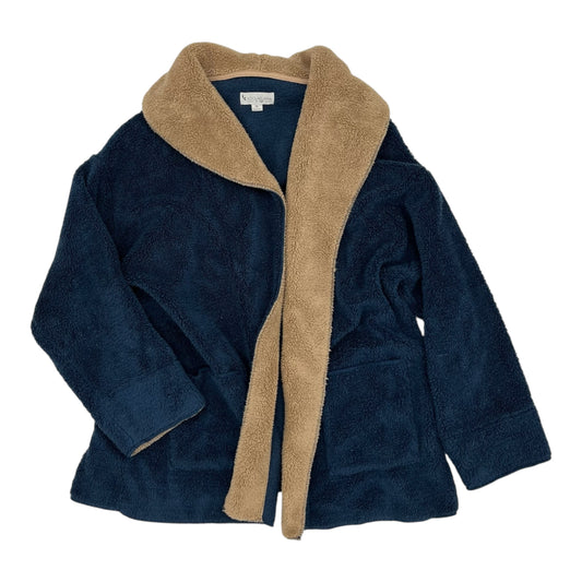 Sweater Cardigan By Koolaburra By Ugg In Blue & Brown, Size:Xl