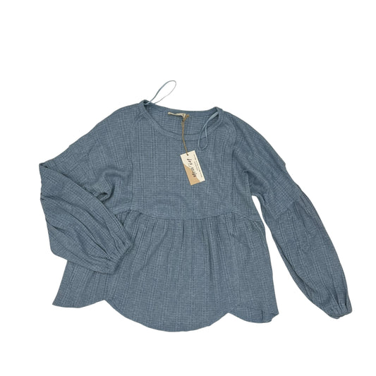 Top Ls By New In In Blue, Size:M