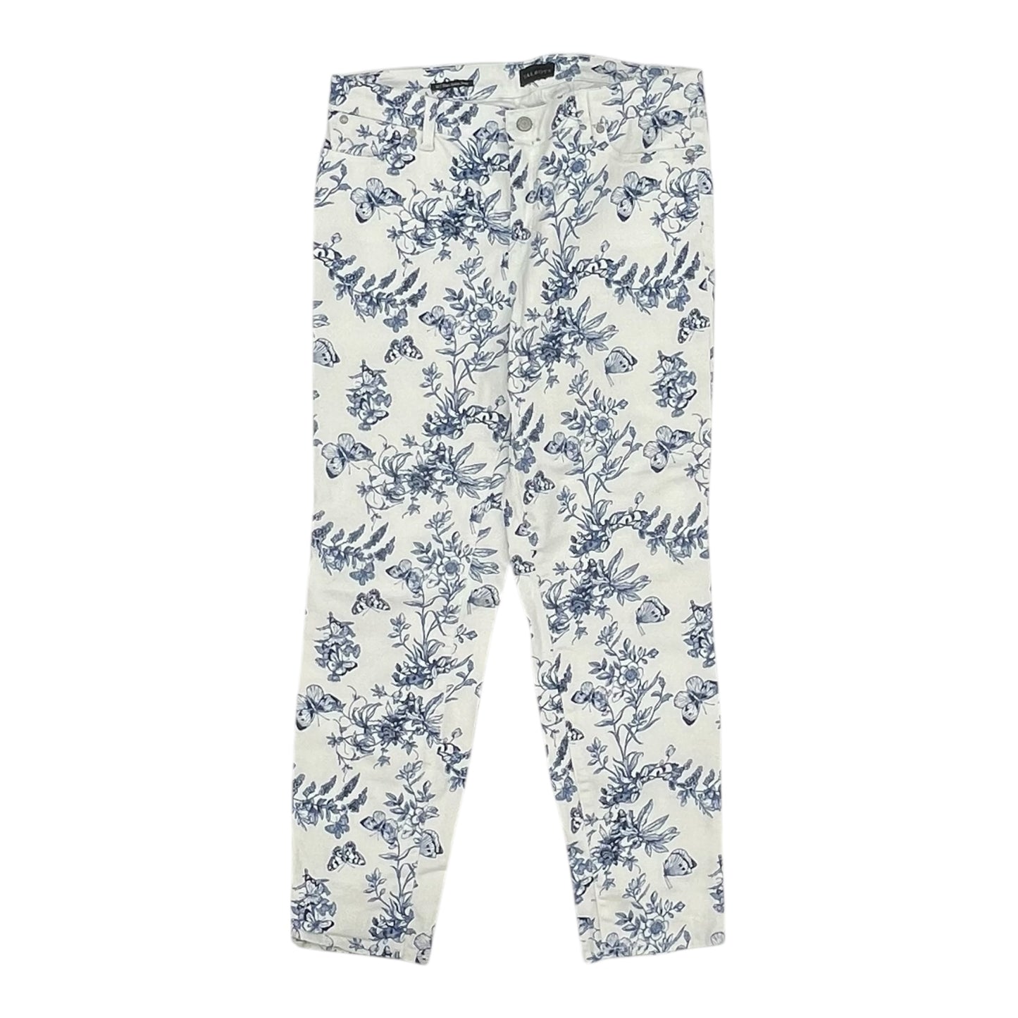 Jeans Skinny By Talbots In White Denim, Size:10