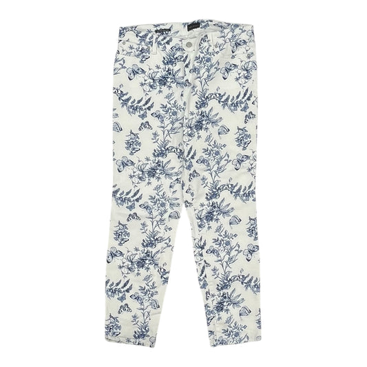 Jeans Skinny By Talbots In White Denim, Size:10