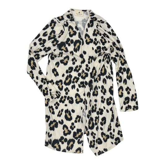 Cardigan By Betseys Boutique Shop In Leopard Print, Size:M