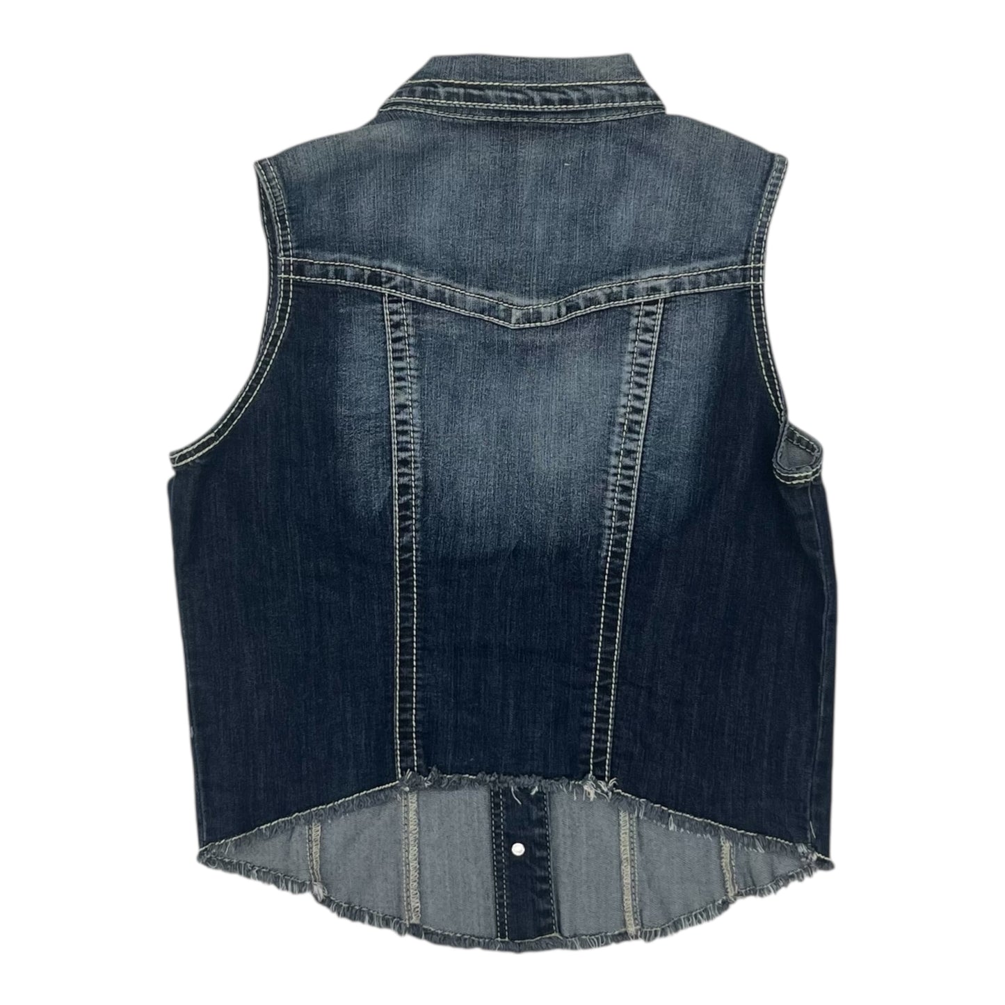 Vest Other By Maurices In Blue Denim, Size:L