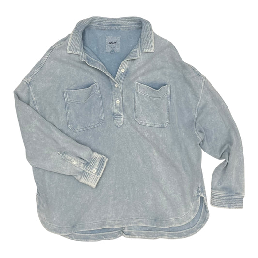 Top Ls By Aerie In Blue, Size:Xxl