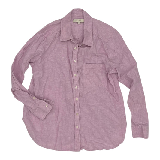 Top Ls By Loft In Pink, Size:L