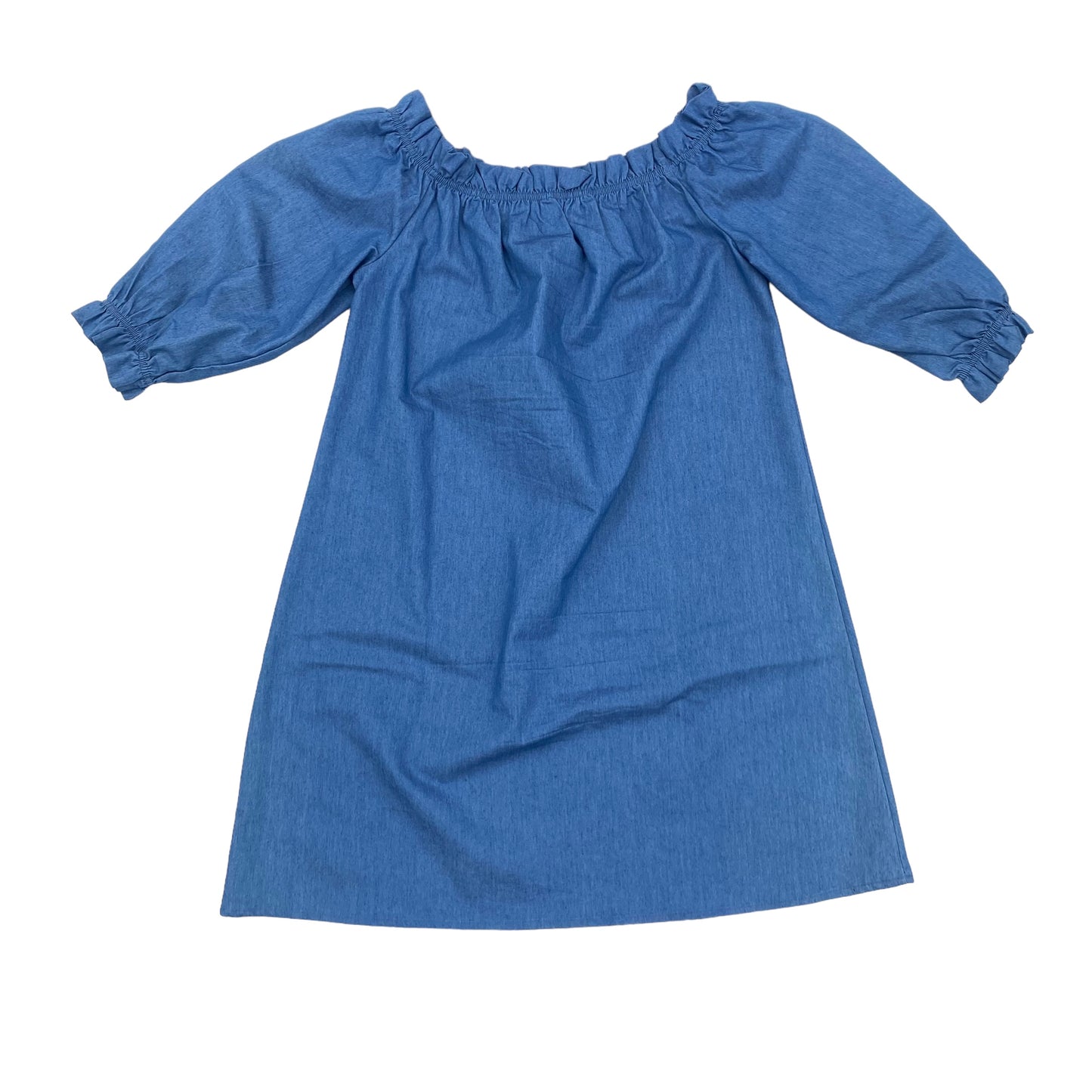 BLUE    CLOTHES MENTOR DRESS CASUAL SHORT, Size S