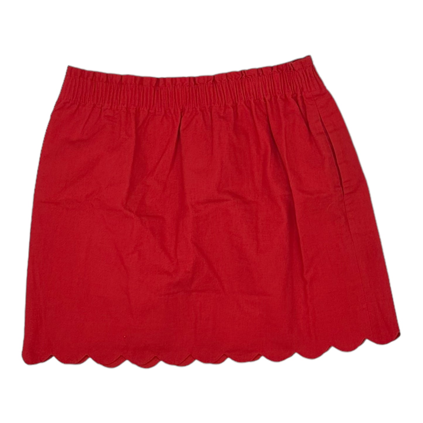 RED SKIRT MINI & SHORT by J. CREW Size:12