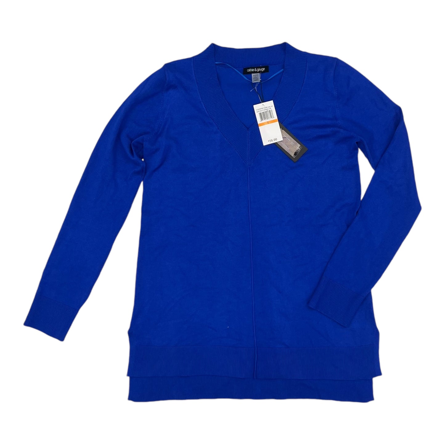 Top Ls By Cable And Gauge In Blue, Size:S