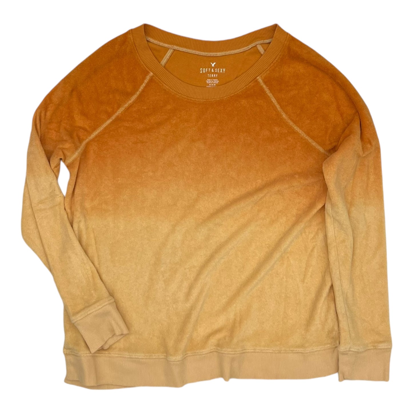 Top Ls By American Eagle In Orange, Size:M