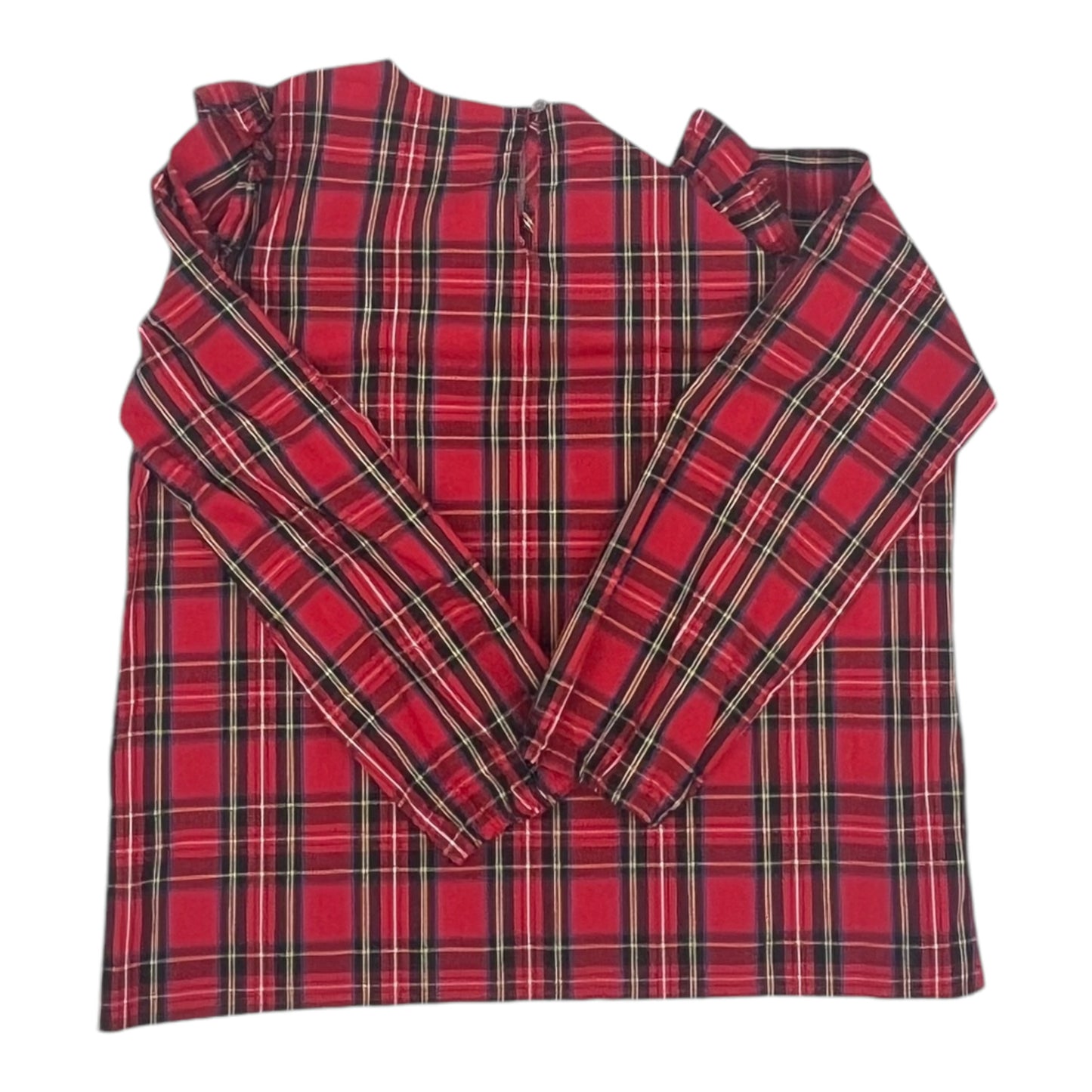 Top Ls By J. Crew In Plaid Pattern, Size:M