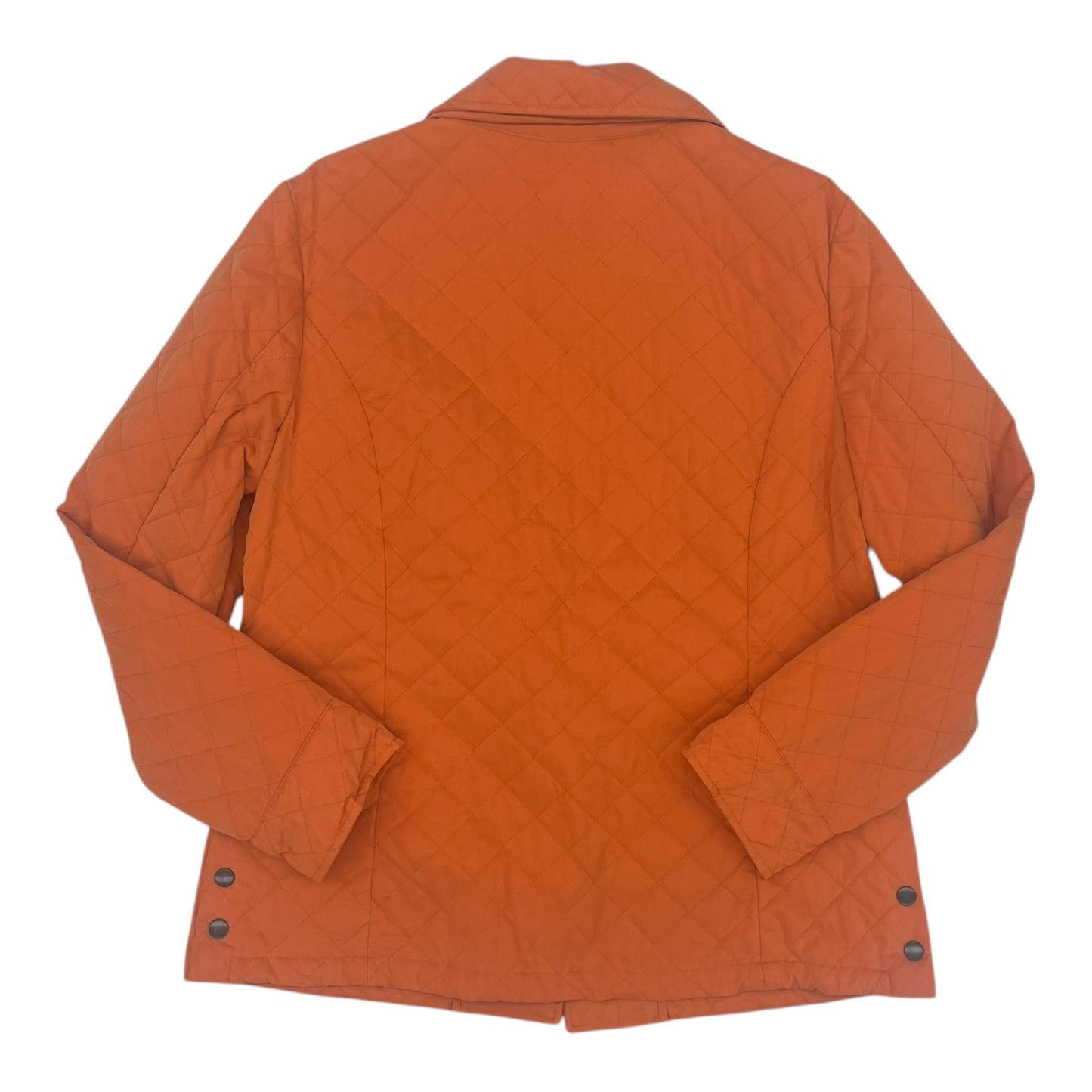 Jacket Puffer & Quilted By Focus In Orange, Size:M