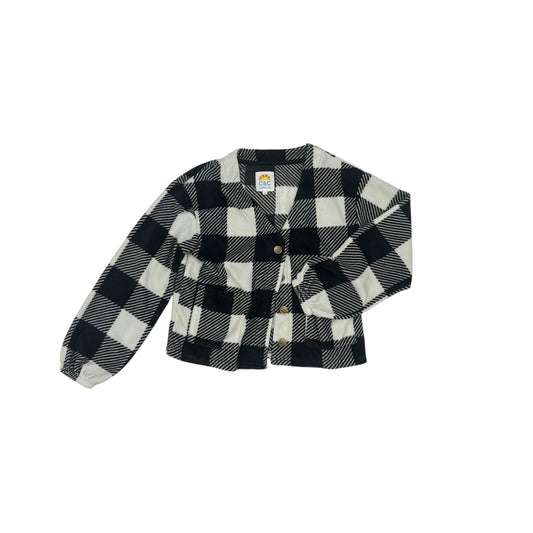 Sweater Cardigan By C And C In Black & White, Size:S