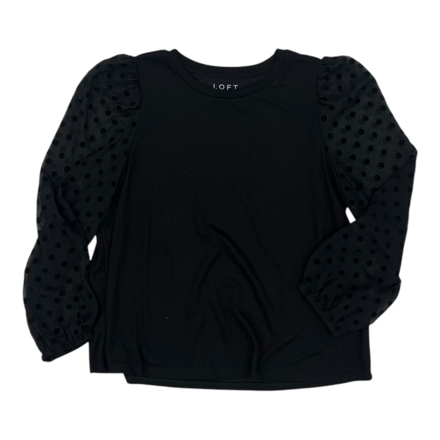 Top Ls By Loft In Black, Size:L