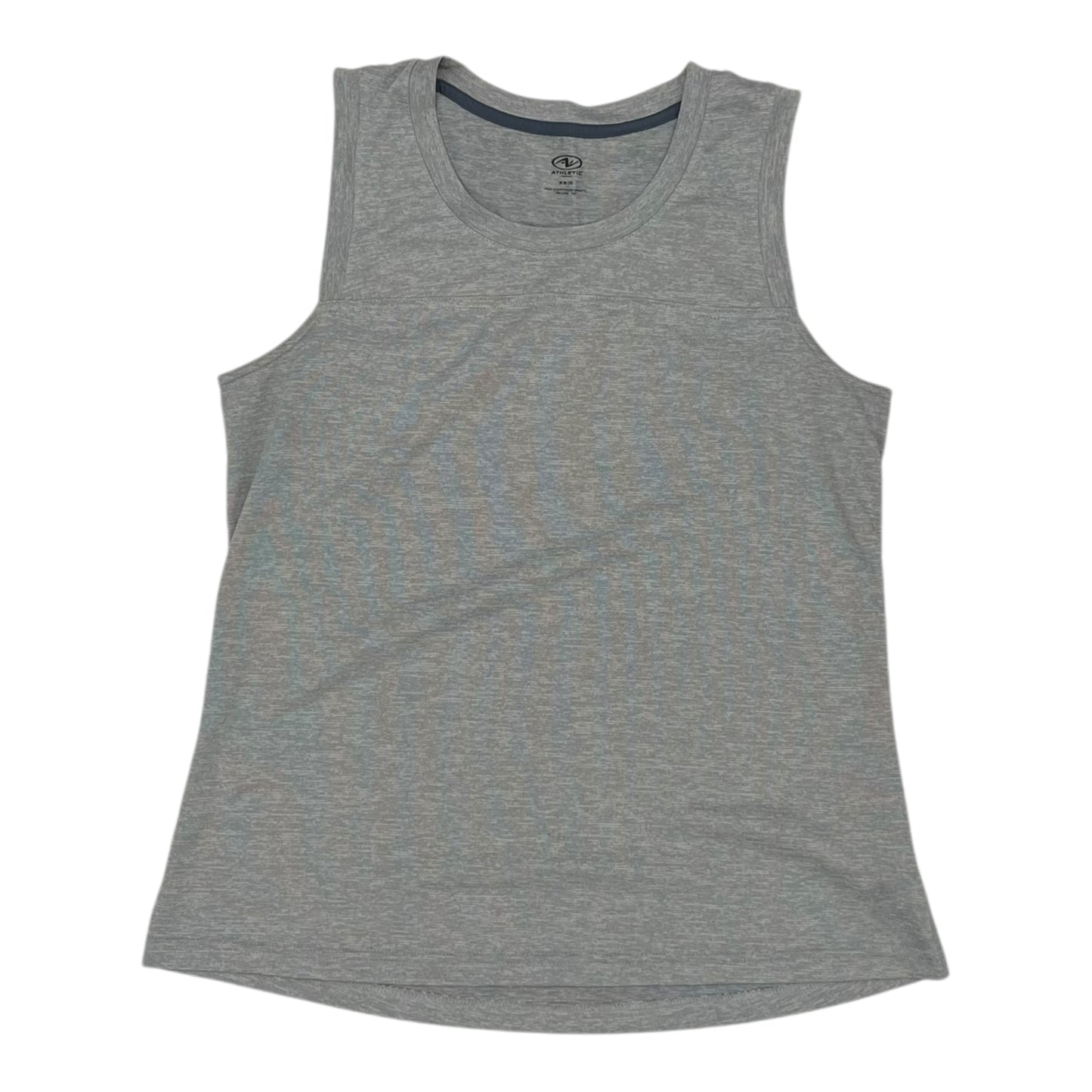 Athletic Tank Top By Athletic Works In Grey, Size:M