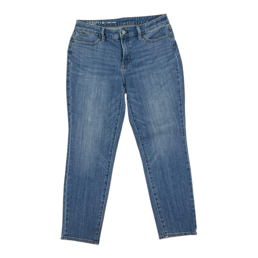 Jeans Skinny By Talbots In Blue Denim, Size:8P